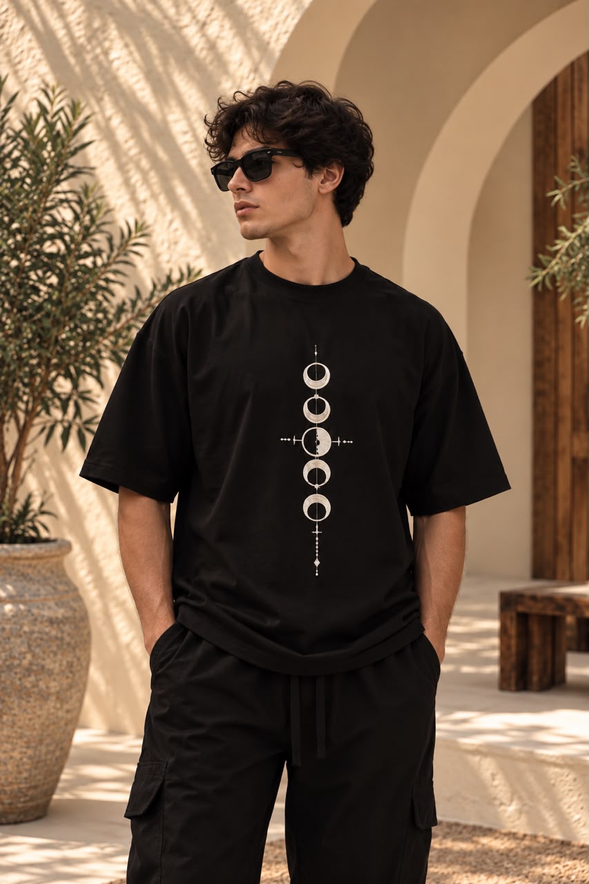 Orbit Eclipse Graphic Oversized T-Shirt