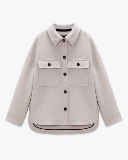 Wool Blend Overshirt