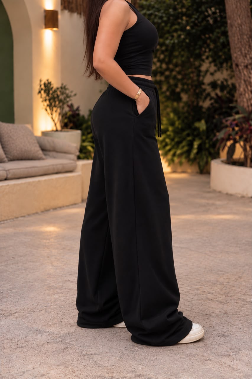 Essential Wide-Leg Trousers - Image 2