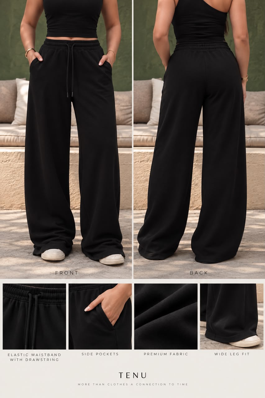 Essential Wide-Leg Trousers - Image 3